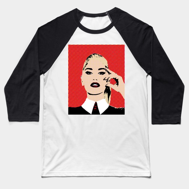 gwen stefani style pop art Baseball T-Shirt by soundofpopart